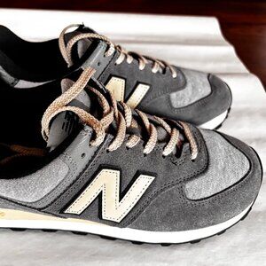 New Balance 574_ Size 10 Grey and Beige